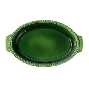 PotteryJo - Daria ovenschaal 35cm - groen