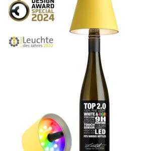Sompex flessenlamp 2.0 multicolor - geel