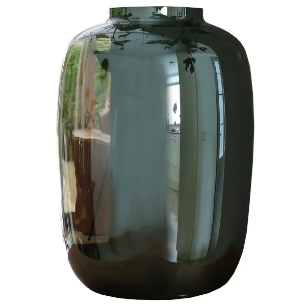 Vaas Artic M gloss grey Ø25 x H35 cm - Afbeelding 2