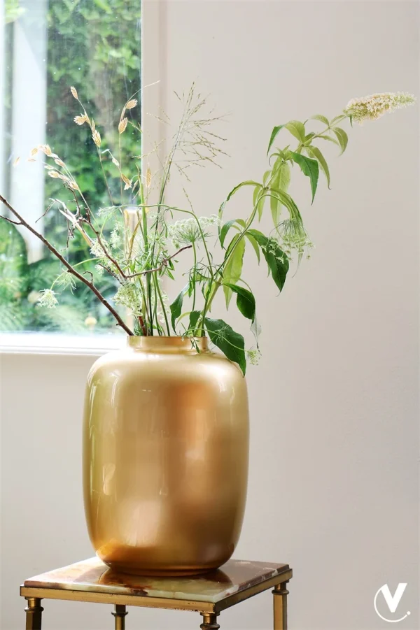Vaas Artic S gold Ø21 x H29 cm