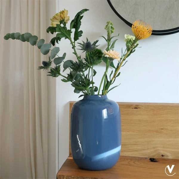 Vaas Artic S dark blue-grey Ø21 x H29 cm