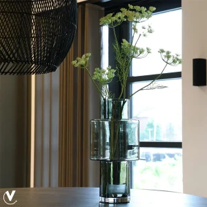 Vaas Juba grey Ø20 x H40 cm