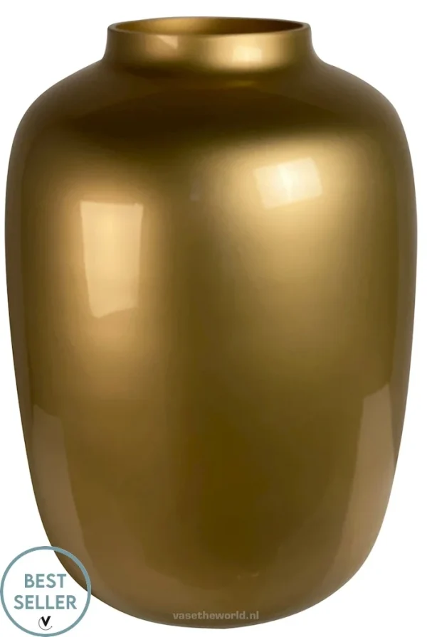 Vaas Artic M gold Ø25 x H35 cm - Afbeelding 2