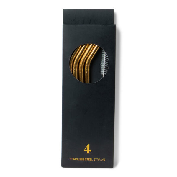 Gouden rietjes RVS - Afbeelding 3