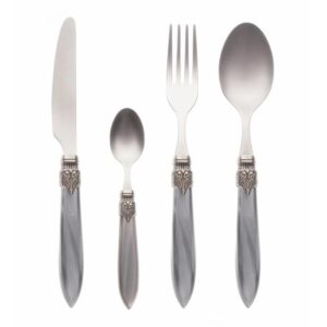 Murano 4-delig Dinerbestek licht grijs