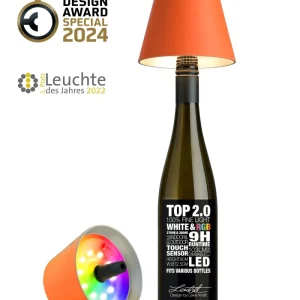 Sompex flessenlamp 2.0 multicolor - oranje