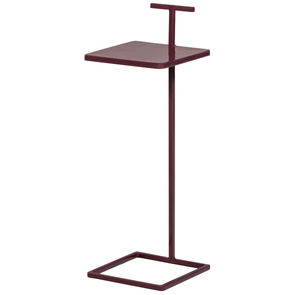 Toste bijzettafel metaal aubergine