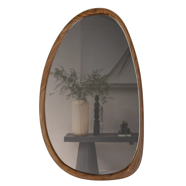 Leif spiegel hout naturel 64x38 cm