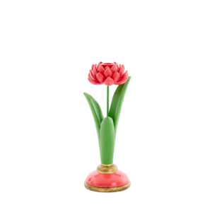 Light & Living Kandelaar op voet 10x9,5x25,5 cm ZAPILO donker roze+rood