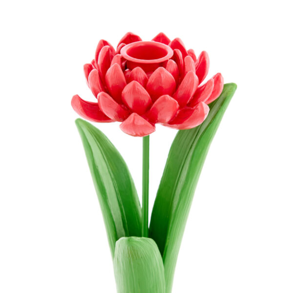 Light & Living Kandelaar op voet 10x9,5x25,5 cm ZAPILO donker roze+rood - Afbeelding 2