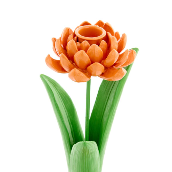 Light & Living Kandelaar op voet 10x9,5x30 cm ZAPILO oranje - Afbeelding 4