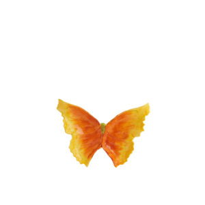 Light & Living Schaal 21x16x3 cm BUTTERFLY geel-oranje