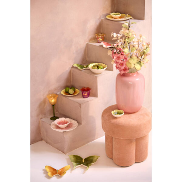 Light & Living Schaal 21x16x3 cm BUTTERFLY geel-oranje - Afbeelding 3