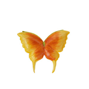 Light & Living Schaal 26,5x24,5x3,5 cm BUTTERFLY geel-oranje