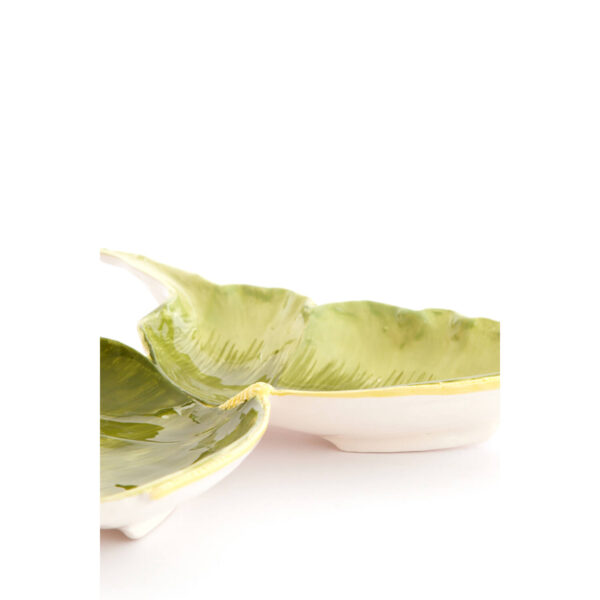 Light & Living Schaal 26,5x24,5x3,5 cm BUTTERFLY licht groen-groen - Afbeelding 4