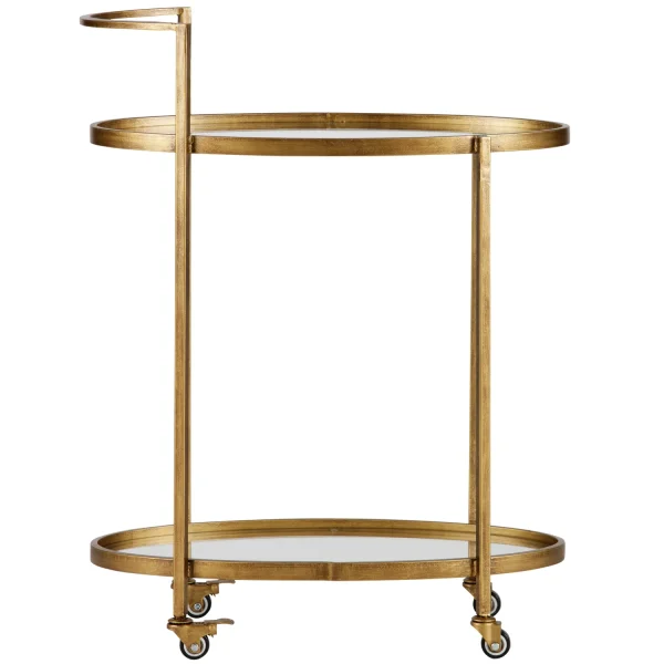 Push trolley metaal antique brass - wordt niet verstuurd - Afbeelding 4