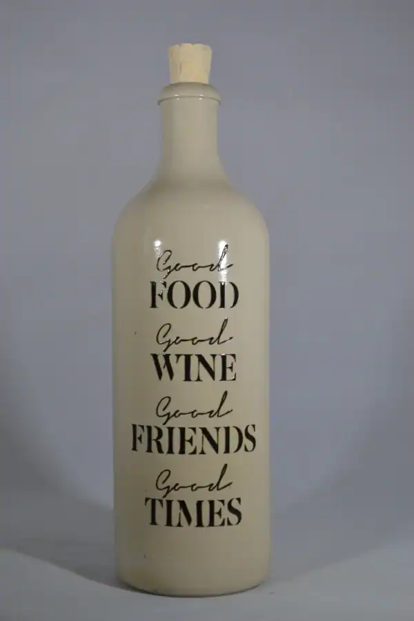 Oliedispenser 'Good Food, Good Wine, Good Friends' 750 ML