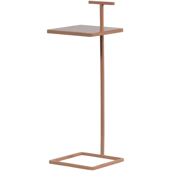 Toste bijzettafel metaal oud roze