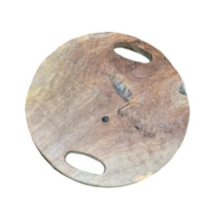 Shyr Natural teakhouten plank rond 40 cm