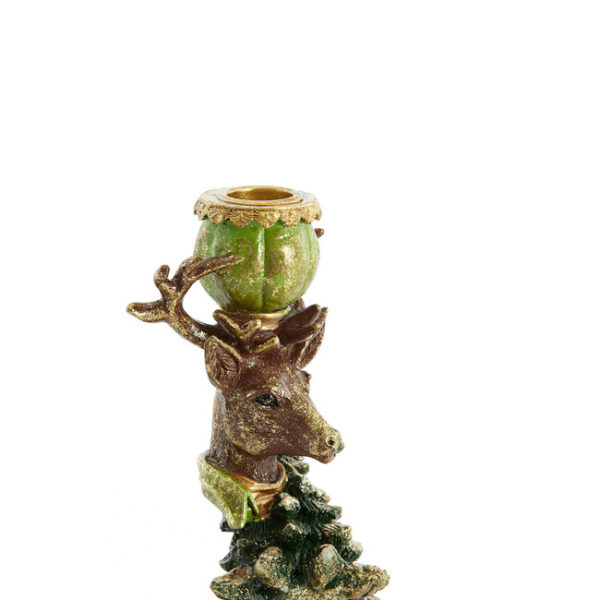 Light en Living Kandelaar Ø10x32,5 cm goud+groen+mintgroen - Afbeelding 2