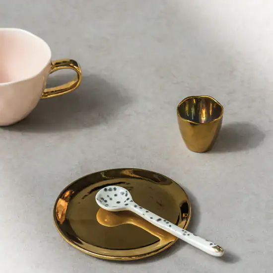 Good Morning gouden eierdopjes set van 2 in cadeauverpakking - Afbeelding 4