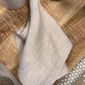 Servetten créme van Italiaans Linnen – 45x45 cm