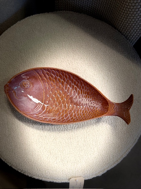 Gresnovo - MAREA Serving Bowl Fish Marron Glacé