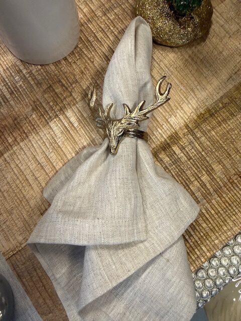 Servetten créme van Italiaans Linnen – 45x45 cm - Afbeelding 3