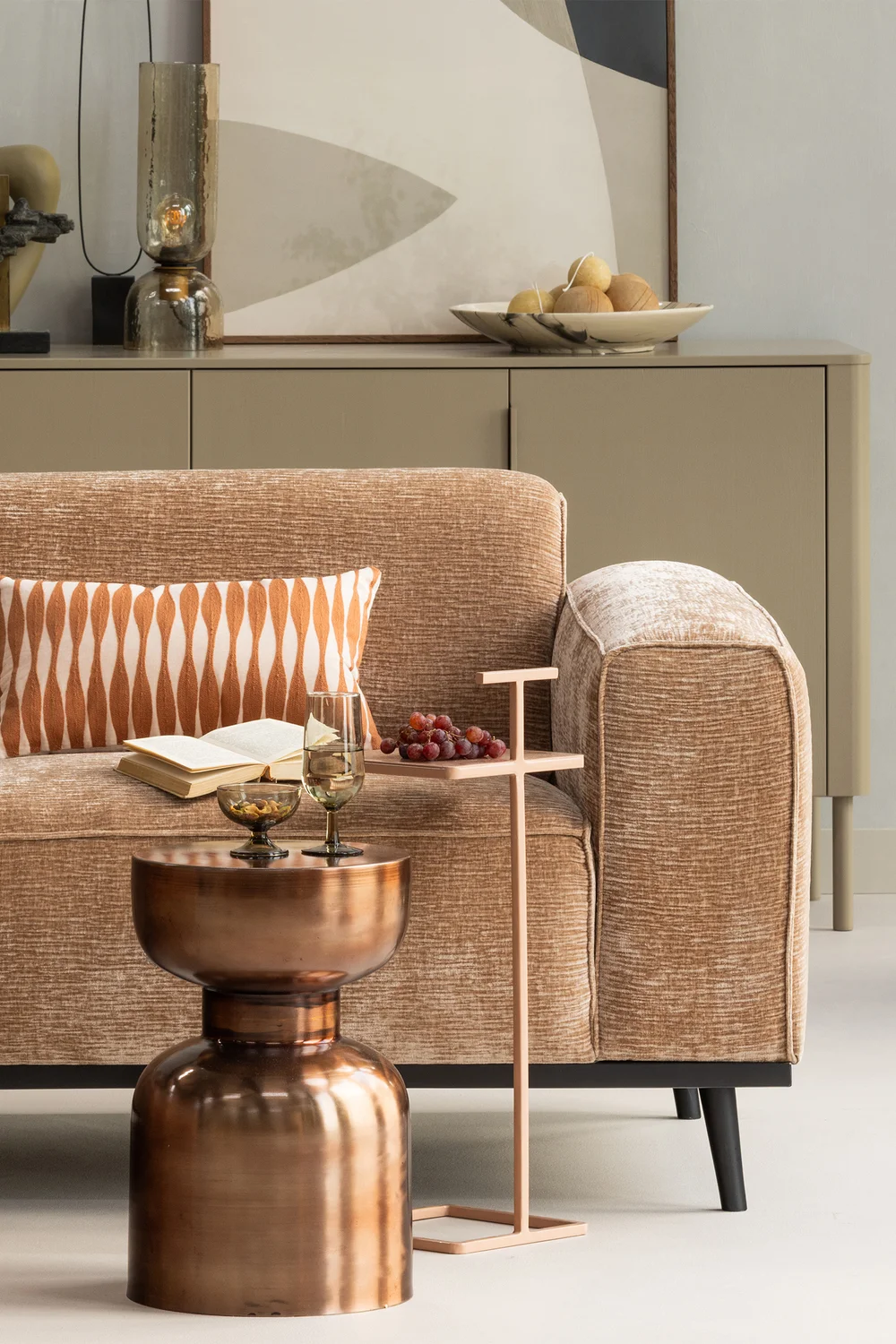 Frits bijzettafel metaal brons - Afbeelding 2