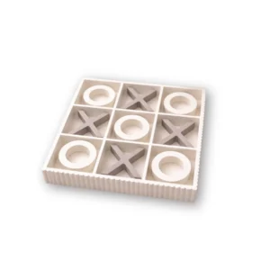 Housevitamin Decoratie Spel - Boter Kaas en Eieren - Beige - 33x33x5cm