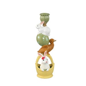 PTMD Kandelaar Serria Multicolor poli chicken rabbit