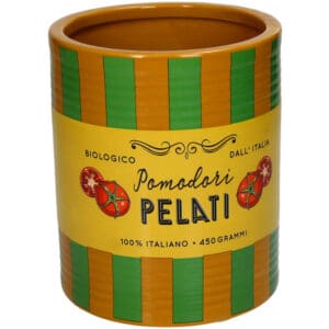 Kersten - Bloempot/lepelhouder Pomodori Strepen Fijn Aardewerk Multi