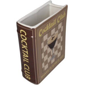 Kersten - Vaas/Lepelhouder Boek Espresso Martini Dolomiet Bruin