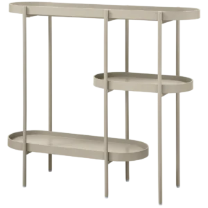 Noan sidetable hout/metaal antiek beige