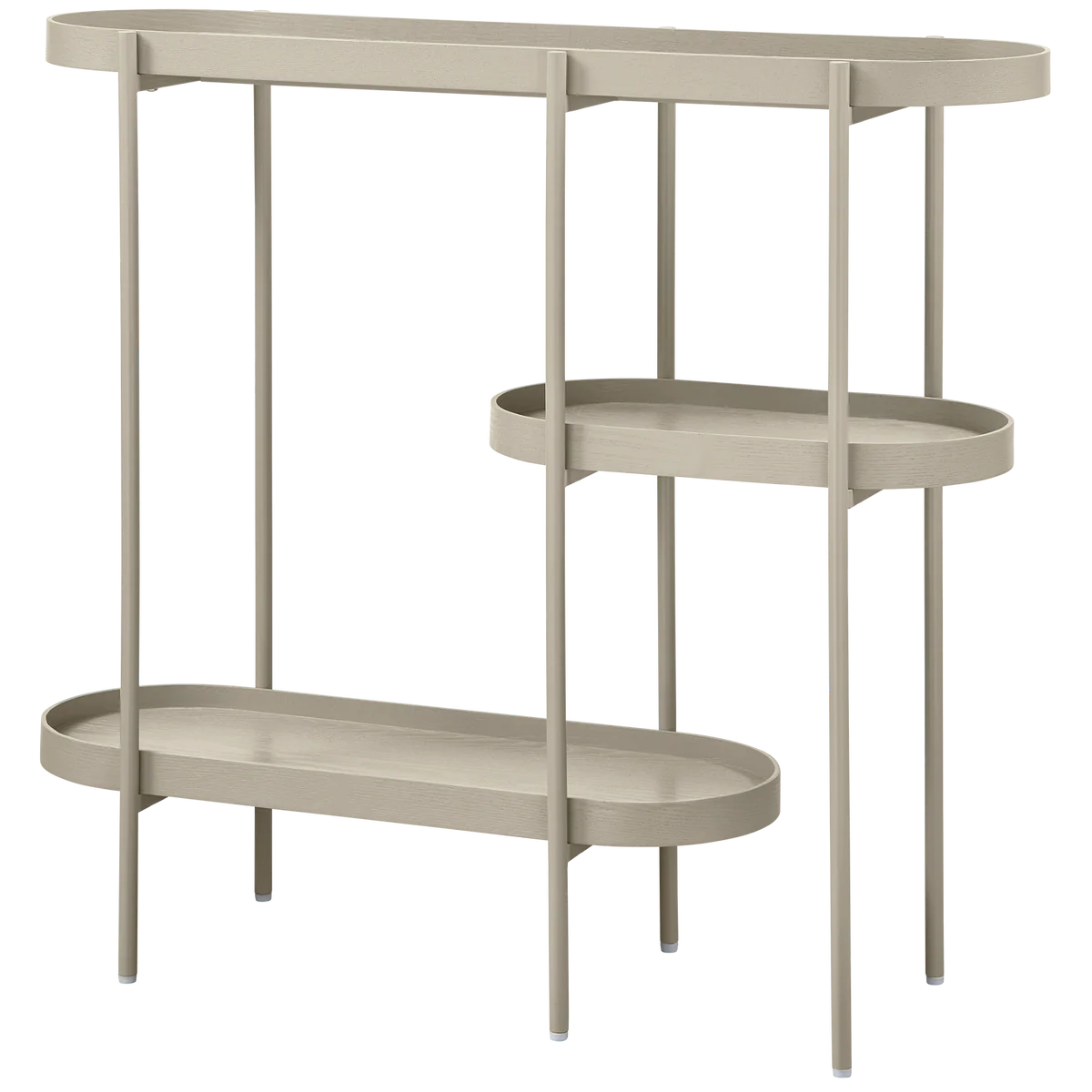 Noan sidetable hout/metaal antiek beige