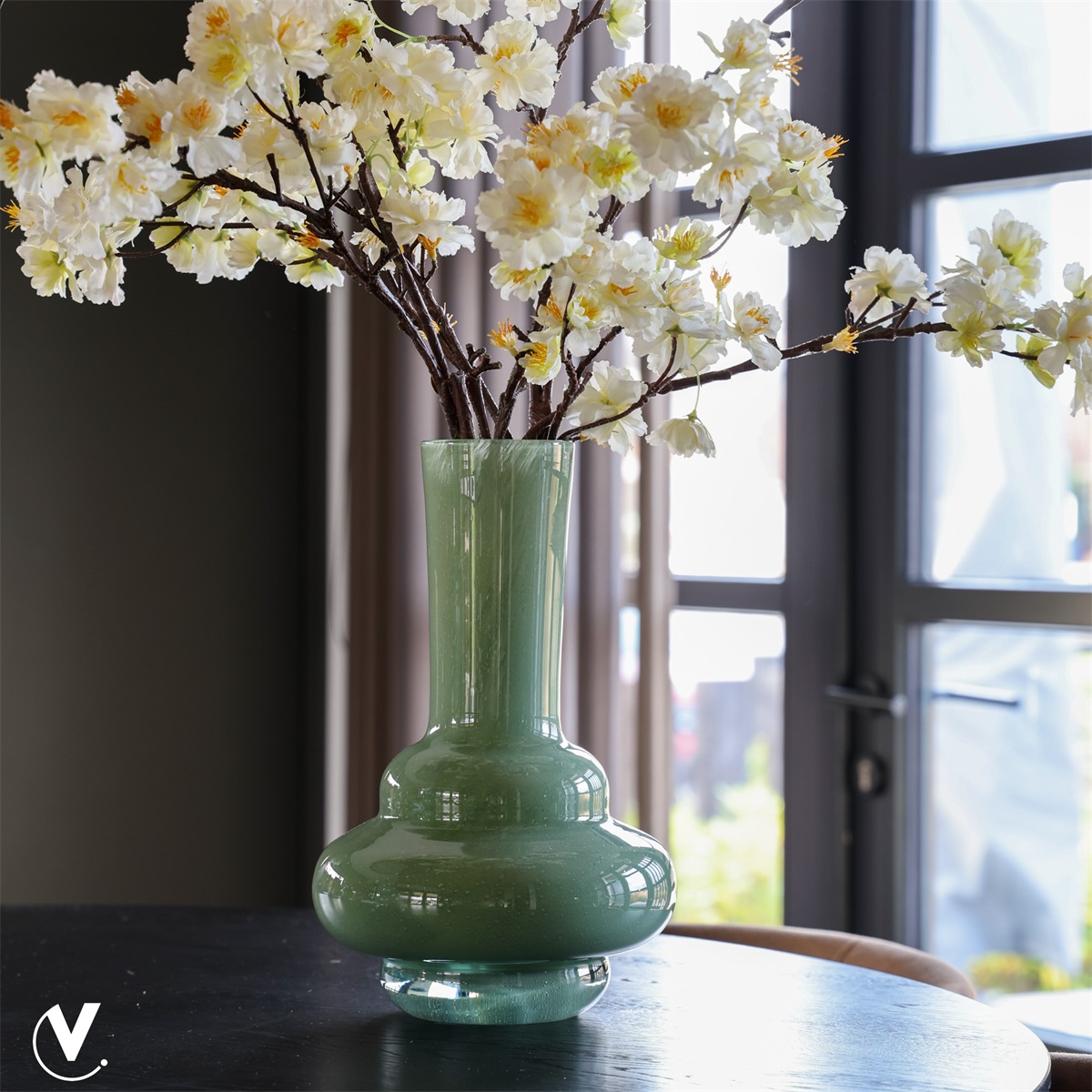 Vaas Bolombo Elite green Ø20 x H36 cm - Afbeelding 2