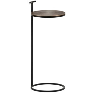 bijzettafel metaal antique brass H 64 x B 26 x D 26 cm