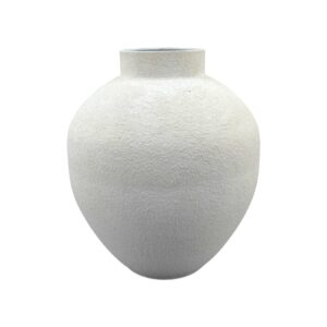 Vaas Lune Wit L metaal