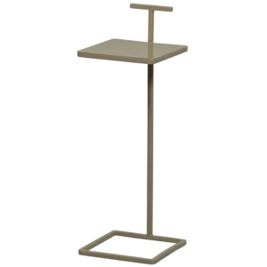 Bijzettafel metaal donkerzand