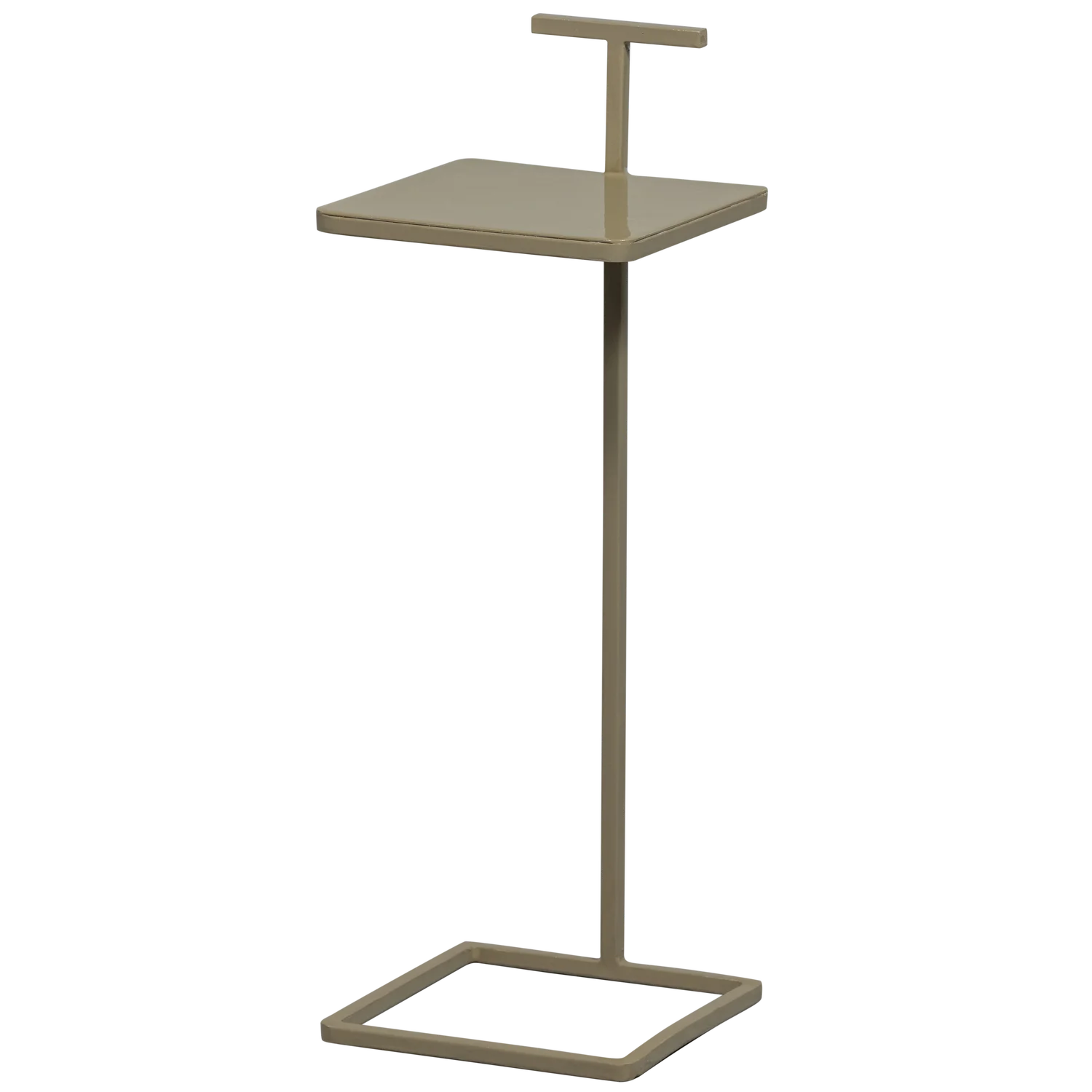 Bijzettafel metaal donkerzand