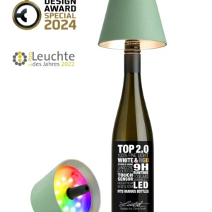 Sompex flessenlamp 2.0 multicolor - olijf groen