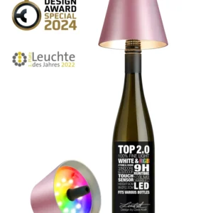 Sompex flessenlamp 2.0 multicolor - pink metallic