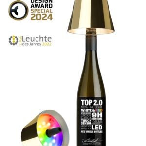 Sompex flessenlamp 2.0 multicolor - Goud