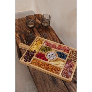 Bamboe Bits en Bites Borrelplank