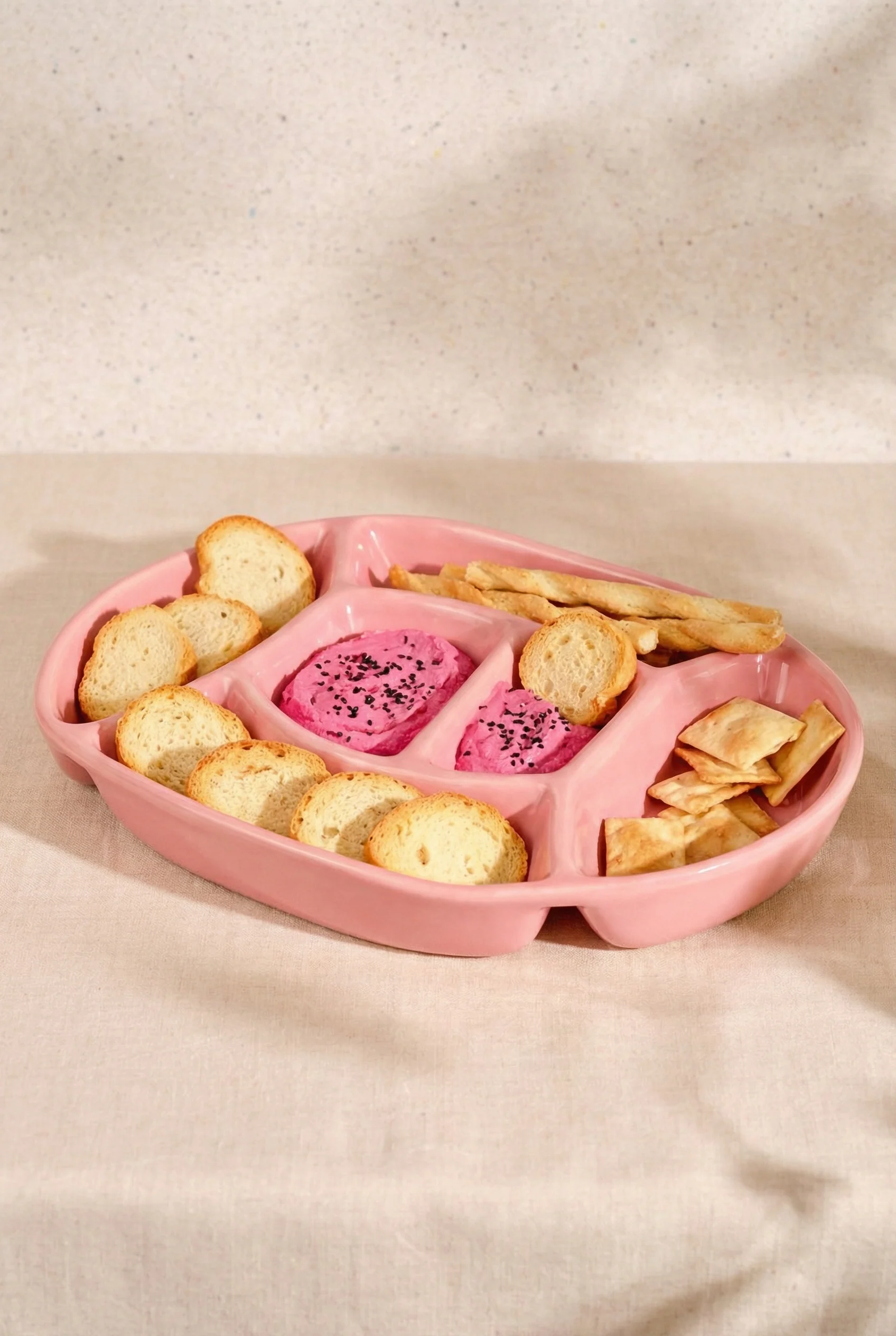 Niné - Snackschotel met roze iris - Afbeelding 2