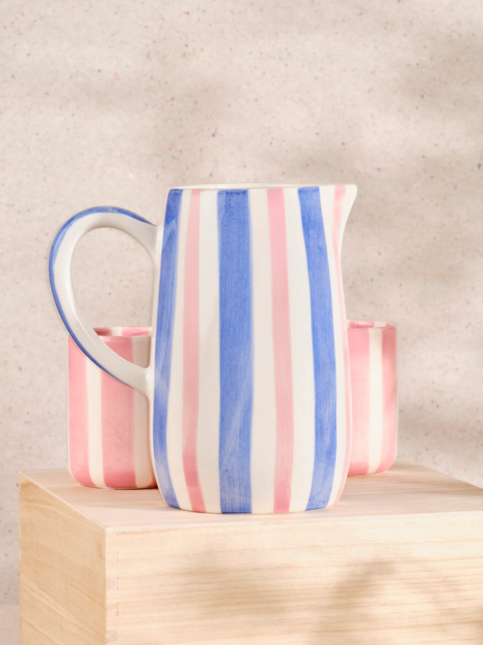 Niné - karaf Blauw/Roze Evy