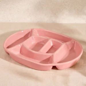 Niné - Snackschotel met roze iris