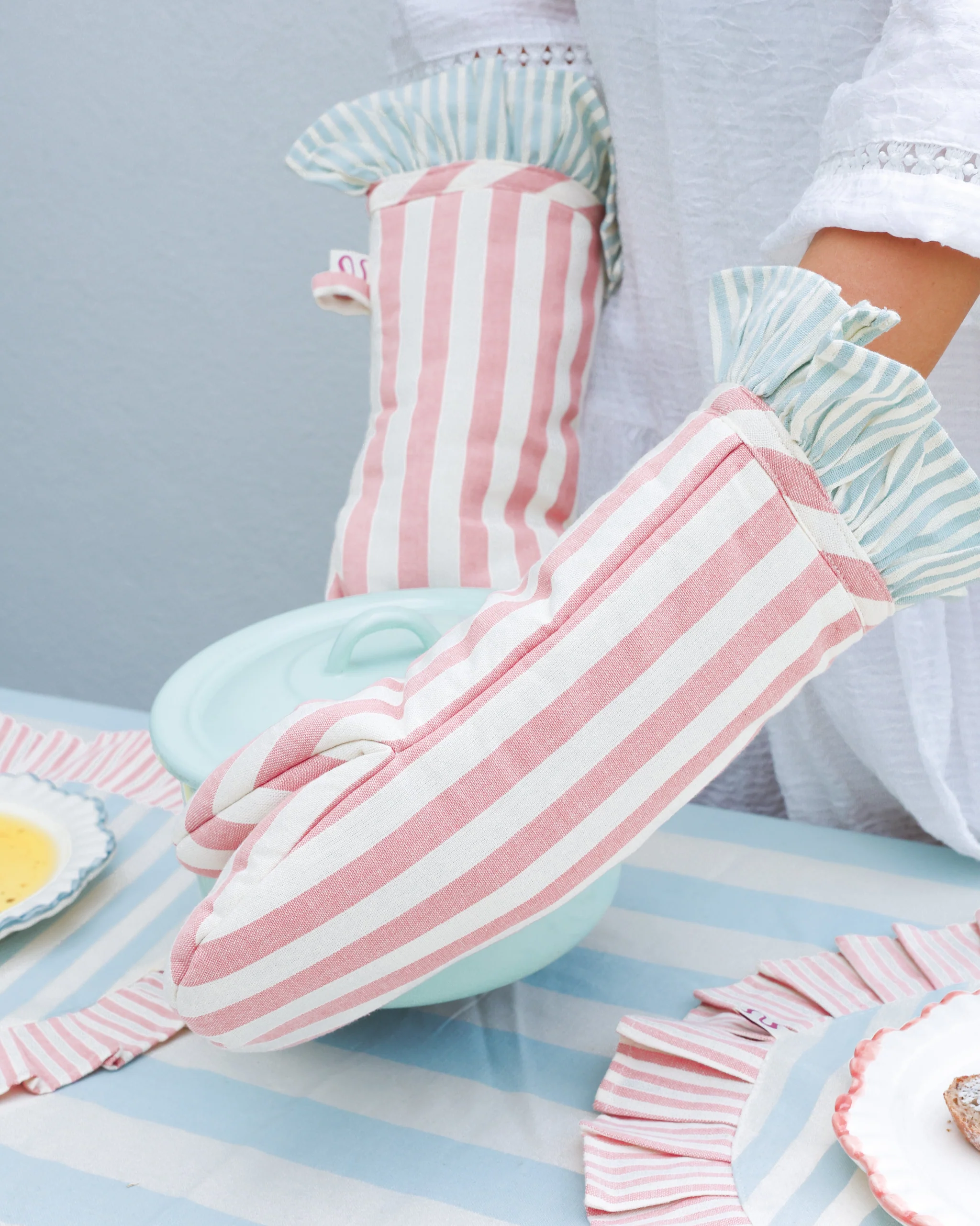 Niné - Ovenwant Light blue / Blush Levi - Afbeelding 2