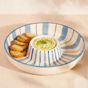 Niné -Tobi light blue Chip 'N Dip Bowl