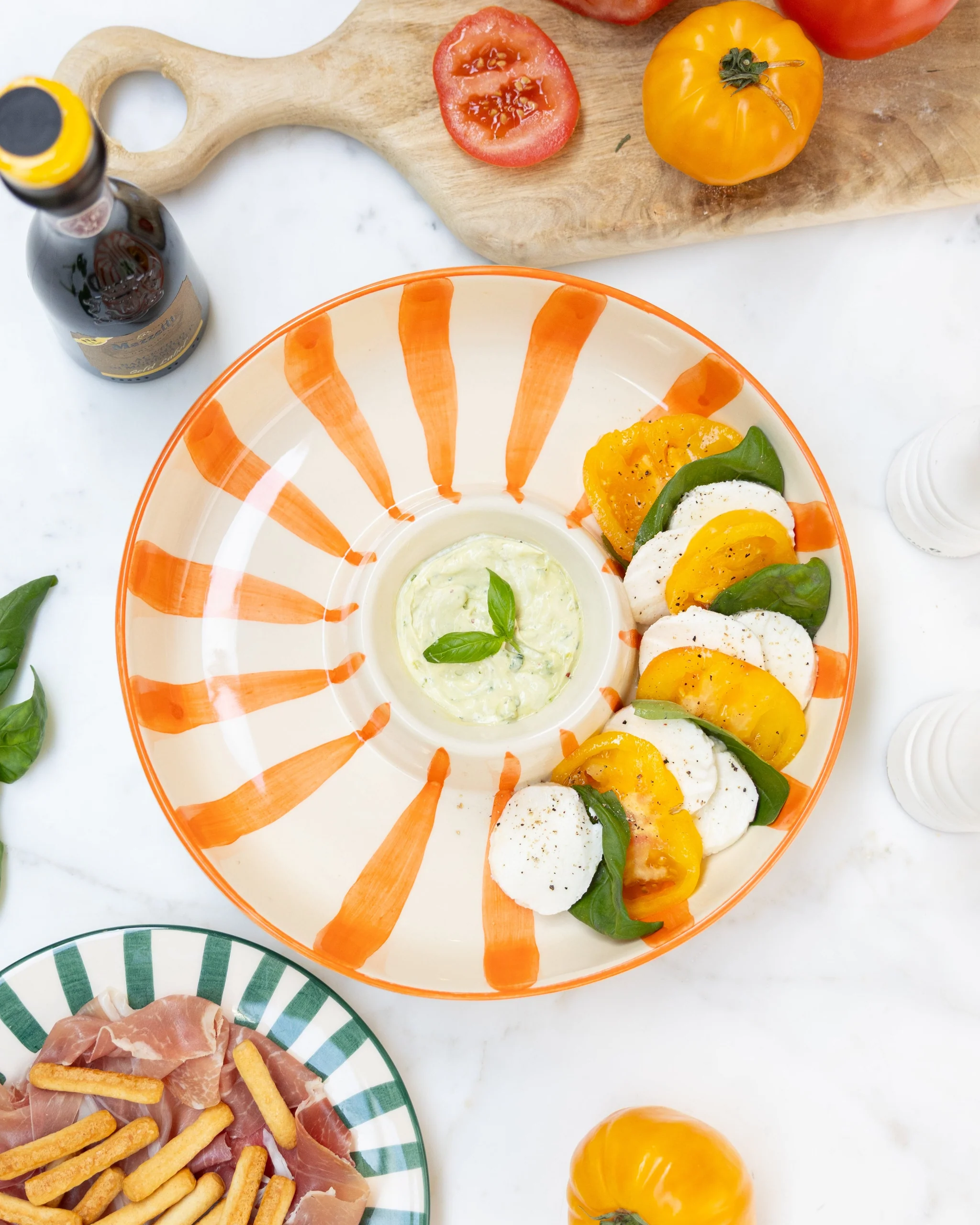 Niné - Steef Orange Chip 'N Dip Bowl